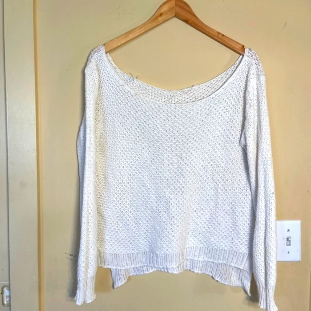 White Knit Sweater